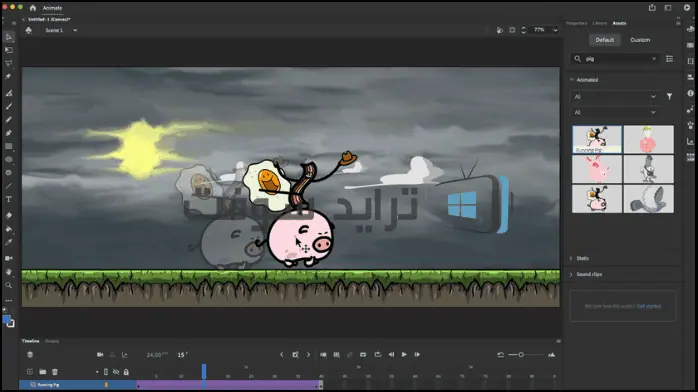تحميل برنامج ادوبي انيميت Adobe Animate 2024 كامل مجاناً