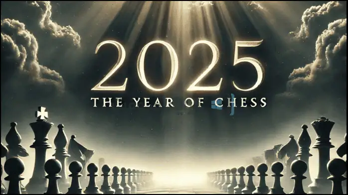 صورة مقربة للوحة شطرنج تحتوي على قطع مرتبة للعبة، تعرض مزيجًا من قطع الشطرنج باللونين الأبيض والأسود.