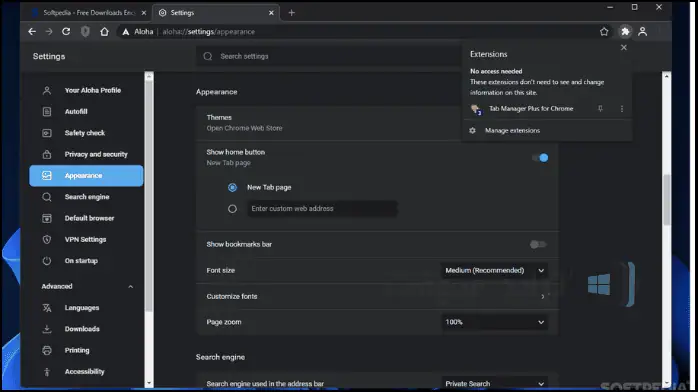 Aloha Browser 2025 logo featuring a modern design with vibrant colors and a sleek interface for enhanced browsing experience.