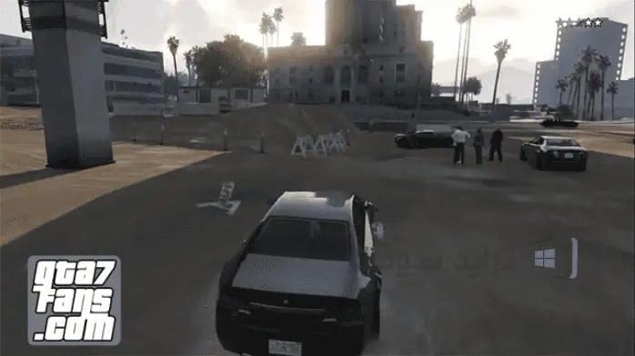 شعار لعبة GTA 7، وهي لعبة فيديو من المقرر إصدارها في عام 2025، وتتميز برسومات جريئة وألوان نابضة بالحياة.