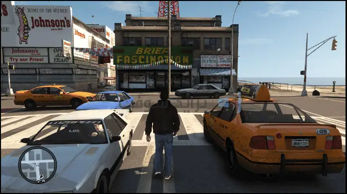 صورة ترويجية للعبة GTA 9، تعرض رسومات نابضة بالحياة ومشاهد مليئة بالحركة من لعبة الفيديو لعام 2025.