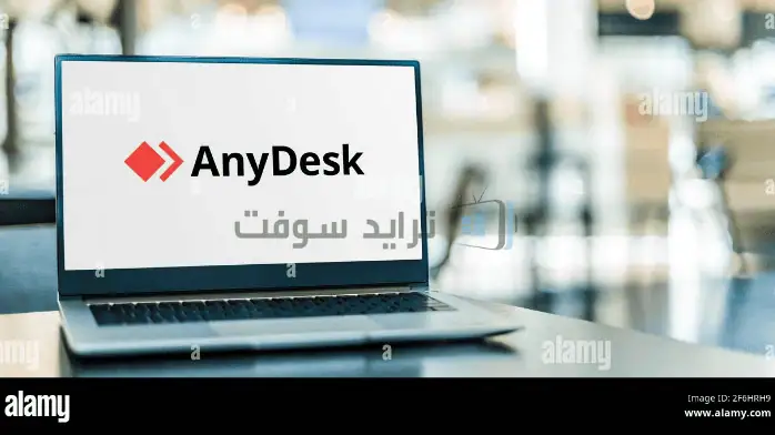 تحميل برنامج AnyDesk، وهو برنامج سطح مكتب بعيد يتيح للمستخدمين الاتصال بالأجهزة والتحكم فيها من أي مكان.