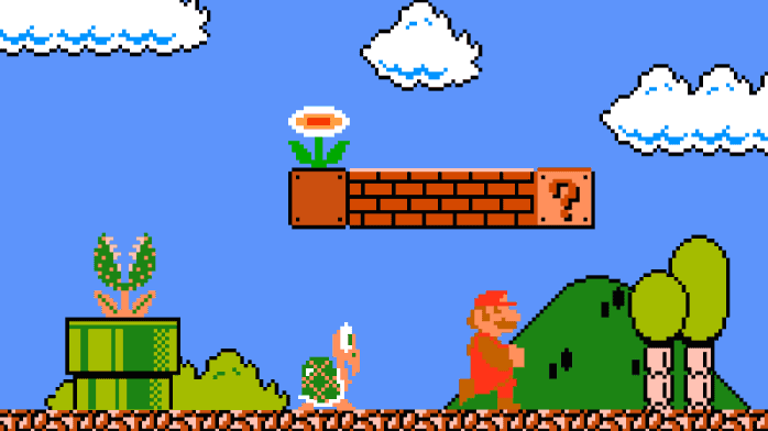 يتميز شعار تحميل لعبة سوبر ماريو 2025 بألوان نابضة بالحياة وشخصيات مميزة بتصميم مرح ومغامر.