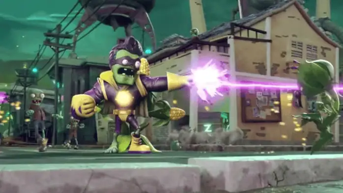 لقطة شاشة للعبة Plants Vs Zombies 2 على الكمبيوتر الشخصي، تعرض رسومات ملونة وحركات مثيرة للاهتمام في قتال النباتات ضد الزومبي.