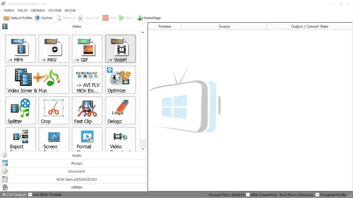 Format Factory for PC Download