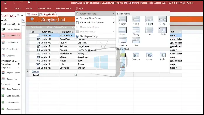 Microsoft Access Download PC